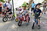 Anlässlich der Deutschland Tour in Marburg organisierte die Stadt das „Fest des Radfahrens“ mit einem Begleitprogramm. Dazu gehörte auch das „Bambini-Rennen“. © Georg Kronenberg