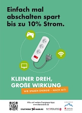 Einfach mal abschalten spart bis zu 10 Prozent Strom.&nbsp;&copy;&nbsp;SWMR