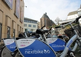In Marburg können alle Menschen pro Ausleihe kostenlos 30 Minuten mit dem Verleihsystem Nextbike Fahrrad fahren.&nbsp;&copy;&nbsp;Universitätsstadt Marburg