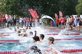 Schwimmen ist eine der drei Disziplinen, die die Teilnehmer*innen des Kinder- und Familientriathlons absolvieren werden. © Beyer, Deutsche Triathlon Union