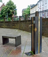 An der Elisabethkirche spendet ebenfalls ein Brunnen frisches Trinkwasser.&nbsp;&copy;&nbsp;Universitätsstadt Marburg